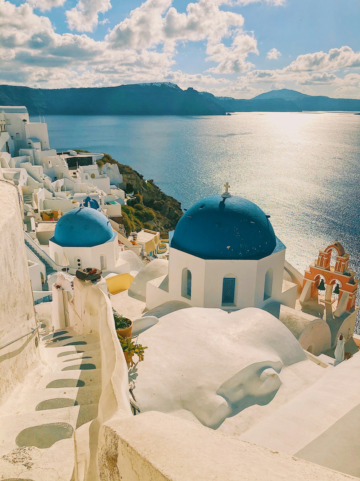 Vue de Santorin Grèce