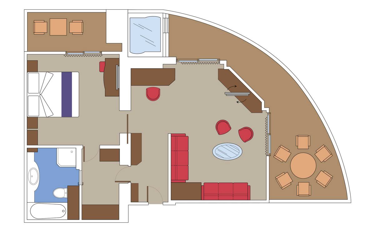 MSC Grandiosa Yacht Club Royal Suite