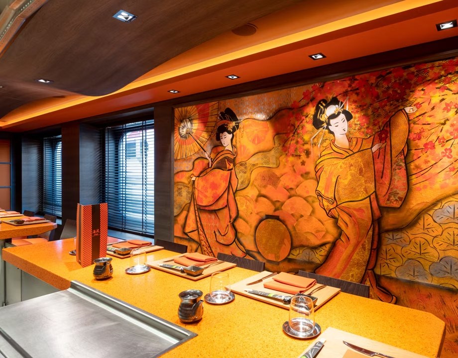 Restaurant Kaito Teppanyaki sur le MSC Virtuosa