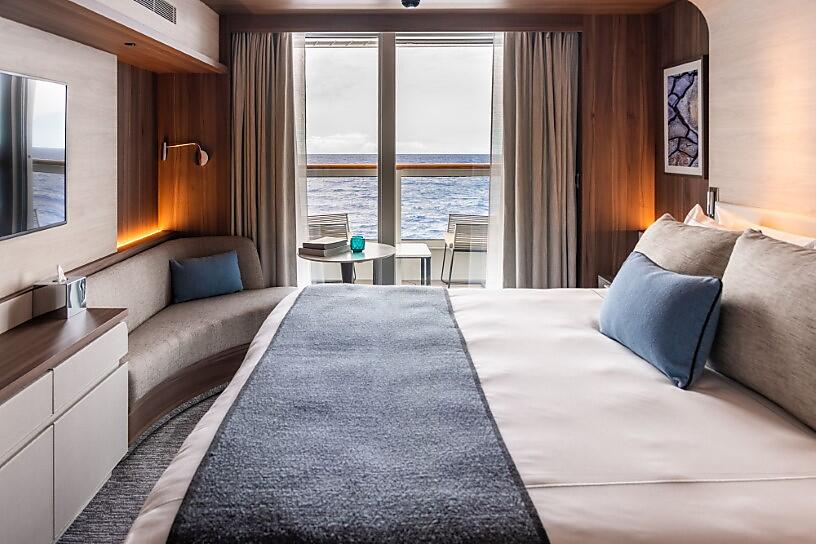 Cabine avec balcon prive a bord du Commandant Charcot